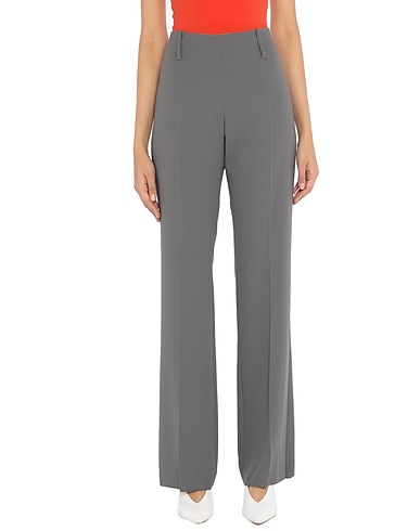 EMPORIO ARMANI Casual pants Grey 50% Viscose, 47% Acetate, 3% Elastane
