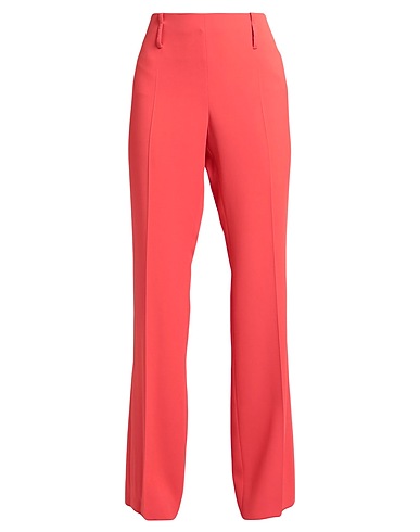 EMPORIO ARMANI Casual trouser Coral 50% Viscose, 47% Acetate, 3% Elastane