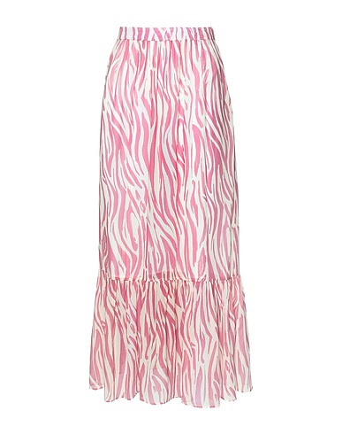 8 by YOOX Langer Rock Rosa 100% Viskose
