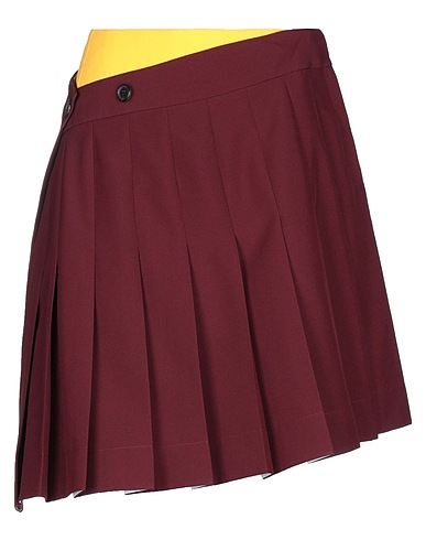 CALVIN KLEIN 205W39NYC Minigonna Bordeaux 100% Poliestere