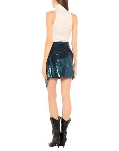 Shop Amen Woman Mini Skirt Blue Size 10 Polyester, Elastane