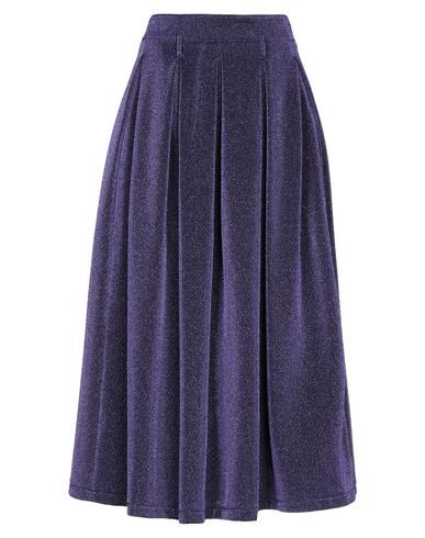 DEPARTMENT 5 DEPARTMENT 5 WOMAN MIDI SKIRT PURPLE SIZE S VISCOSE, NYLON, METALLIC FIBER,35438340TT 5