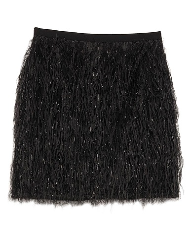 FEDERICA TOSI Mini skirt Black 100% Polyester
