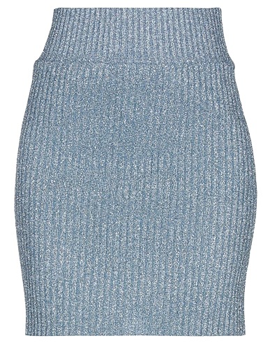 ALBERTA FERRETTI Mini skirt Sky blue 52% Polyester, 48% Polyamide
