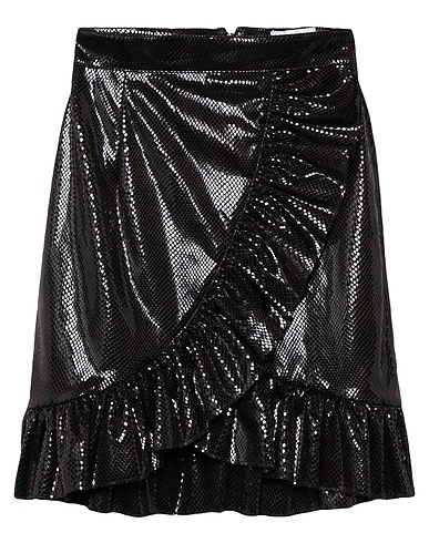MSGM Mini skirt Dark brown 100% Polyester