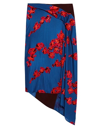 ATLEIN Midi skirt Blue 100% Viscose, Lyocell, Elastane