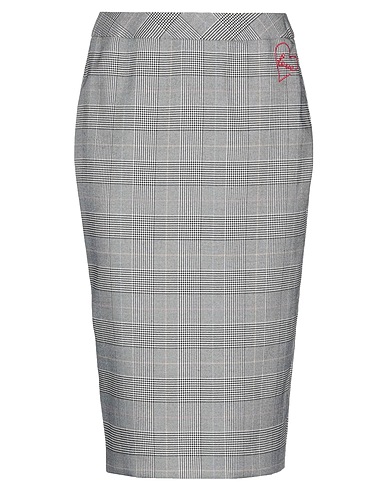 MY TWIN TWINSET Midi skirt Black 81% Polyester, 17% Viscose, 2% Elastane