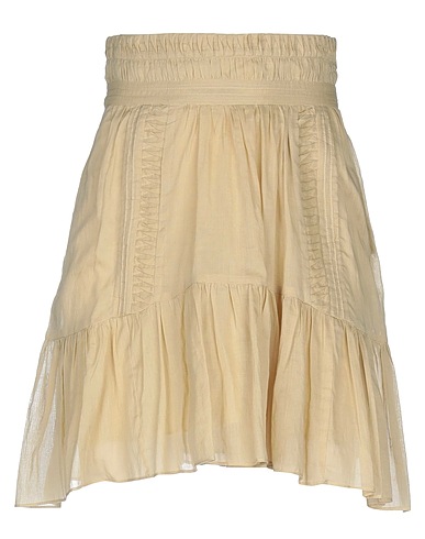 MARANT ÉTOILE Mini skirt Sand 100% Cotton