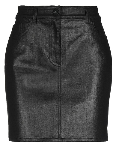 ELISABETTA FRANCHI Minigonna Nero 98% Cotone, 2% Elastan, Poliestere