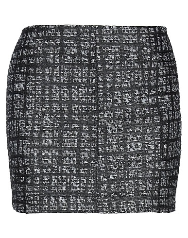 PHILOSOPHY di LORENZO SERAFINI Mini skirt Black 46% Viscose, 19% Cotton, 19% Acrylic, 10% Other Fibres, 6% Wool