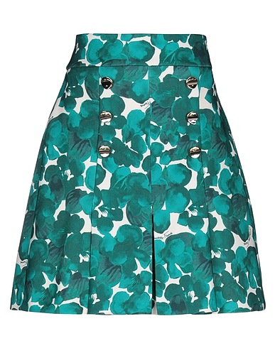 ELISABETTA FRANCHI Mini skirt Green 100% Polyester
