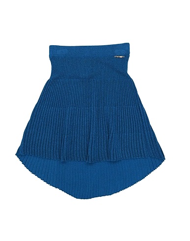 TWINSET Skirt Blue 42% Viscose, 38% Polyamide, 13% Polyester, 7% Metal