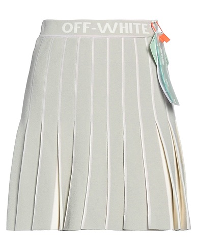 OFF-WHITE™ Mini skirt Light green 83% Viscose, 17% Polyester