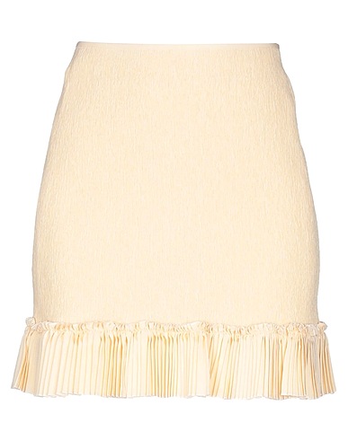 CHLOÉ Mini skirt Ivory 63% Viscose, 34% Silk, 3% Elastane