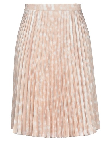 BURBERRY Midi skirt Beige 100% Polyester