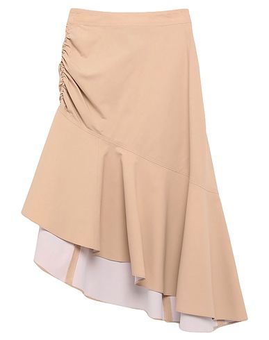PINKO Midi-Rock Beige 95% Baumwolle, 5% Elastan