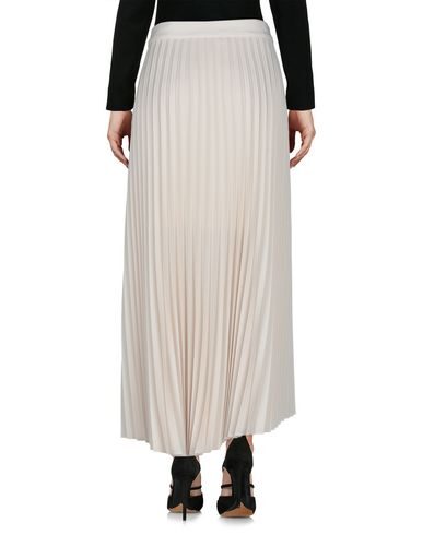 Shop Brunello Cucinelli Midi Skirts In Ivory