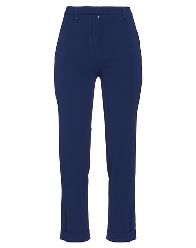 BOUTIQUE MOSCHINO Casual trouser Blue 70% Triacetate, 30% Polyester