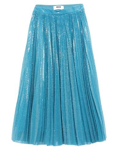 Msgm Long Skirts In Blue