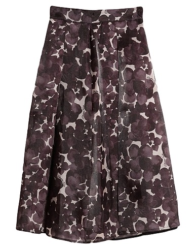 ELISABETTA FRANCHI Midi skirt Black 100% Polyester