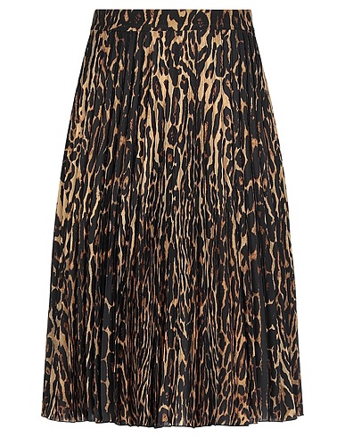 BURBERRY Falda midi Caqui 100% Poliéster