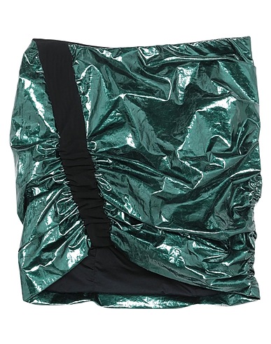 PATRIZIA PEPE SERA Mini skirt Emerald green 84% Polyamide, 16% Elastane, Polyester
