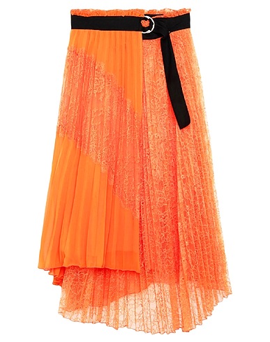 ERMANNO DI ERMANNO SCERVINO Midi skirt Orange 100% Polyester