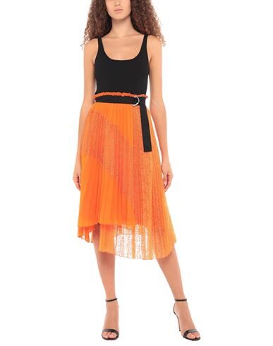 Ermanno Di Ermanno Scervino Midi Skirts In Orange