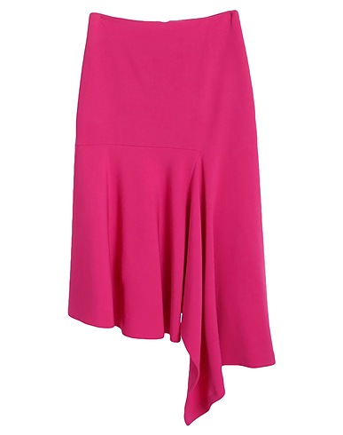 BALENCIAGA Midi skirt Fuchsia 98% Virgin Wool, 2% Elastane
