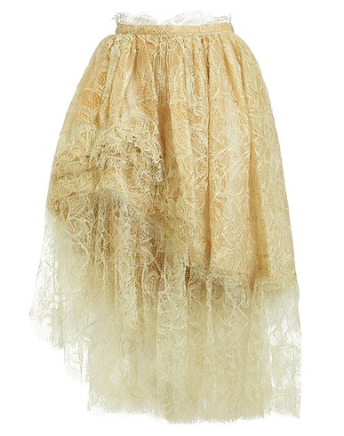 ERMANNO SCERVINO Midi skirt Lime green 60% Polyester, 40% Polyamide