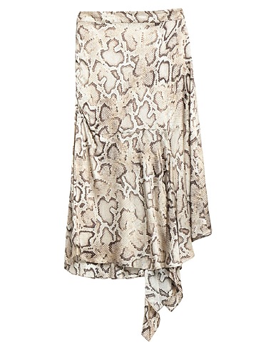 PINKO Midi skirt White 100% Viscose