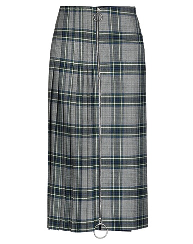 CEDRIC CHARLIER Midi skirt Military green 54% Polyester, 44% Virgin Wool, 2% Other Fibres