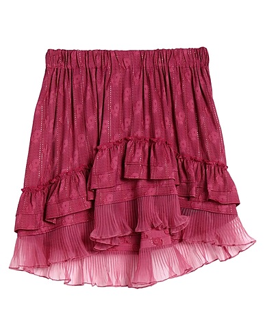 ISABEL MARANT Mini skirt Garnet 61% Viscose, 38% Silk, 1% Lurex®