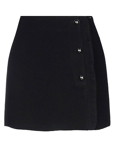 LIU •JO Mini skirt Black 40% Acrylic, 40% Wool, 20% Polyester
