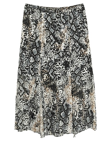 ALICE + OLIVIA Mini skirt Black 54% Viscose, 46% Silk, Polyester, Elastane
