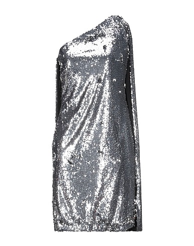 STELLA McCARTNEY One-shoulder dress Grey 100% Polyester