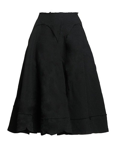 COMME des GARÇONS Midi skirt Black 100% Polyester