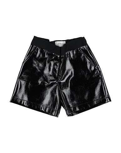 VICOLO Shorts & Bermuda Nero 50% Poliuretano, 50% Poliestere