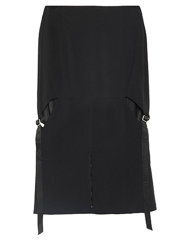 OLIVIER THEYSKENS Midi skirt Black 97% Viscose, 3% Elastane