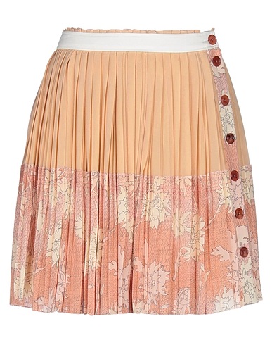 CHLOÉ Mini skirt Sand 100% Silk