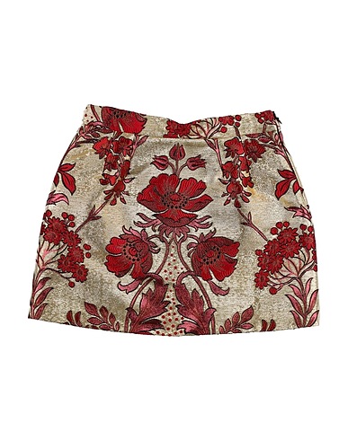 DOLCE&GABBANA Gonna Oro 46% Poliestere, 42% Acetato, 7% Seta, 5% Poliestere metallizzato