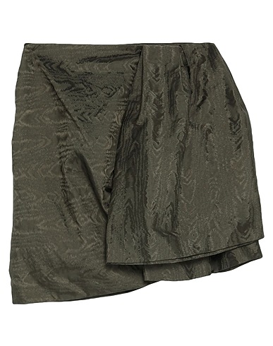 PINKO Minigonna Verde militare 100% Poliestere