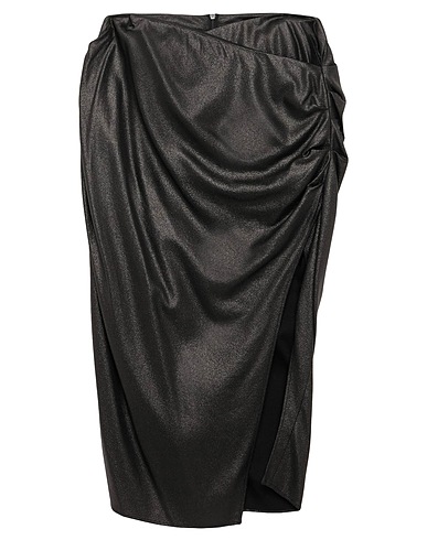 ELISABETTA FRANCHI Midi skirt Black 100% Viscose