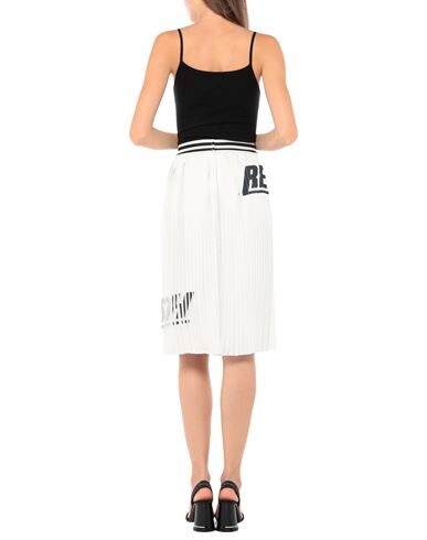 Shop Relish Woman Midi Skirt White Size Xs Polyester