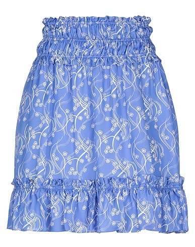 KENZO ミニスカート ライラック レーヨン 72% / シルク 28%