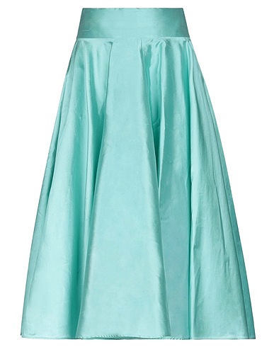 DOLCE&GABBANA Midi skirt Light green 100% Silk