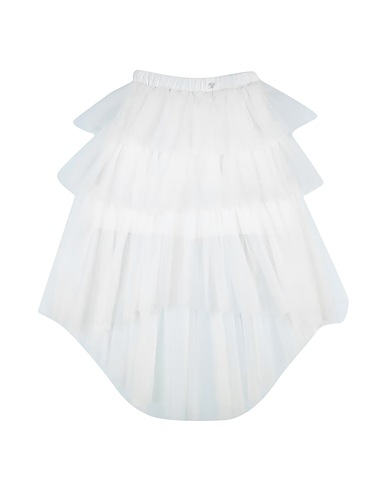 MISS BLUMARINE Skirt White 100% Polyester