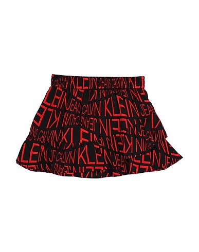 CALVIN KLEIN JEANS Gonna Nero 100% Viscosa