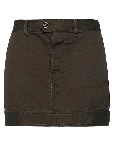 DSQUARED2 Minigonna Verde scuro 97% Cotone, 3% Elastan