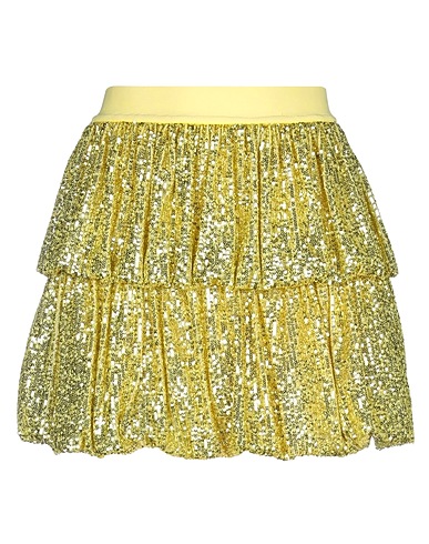 ANIYE BY Mini skirt Lime green 98% Polyester, 2% Elastane, Polyamide